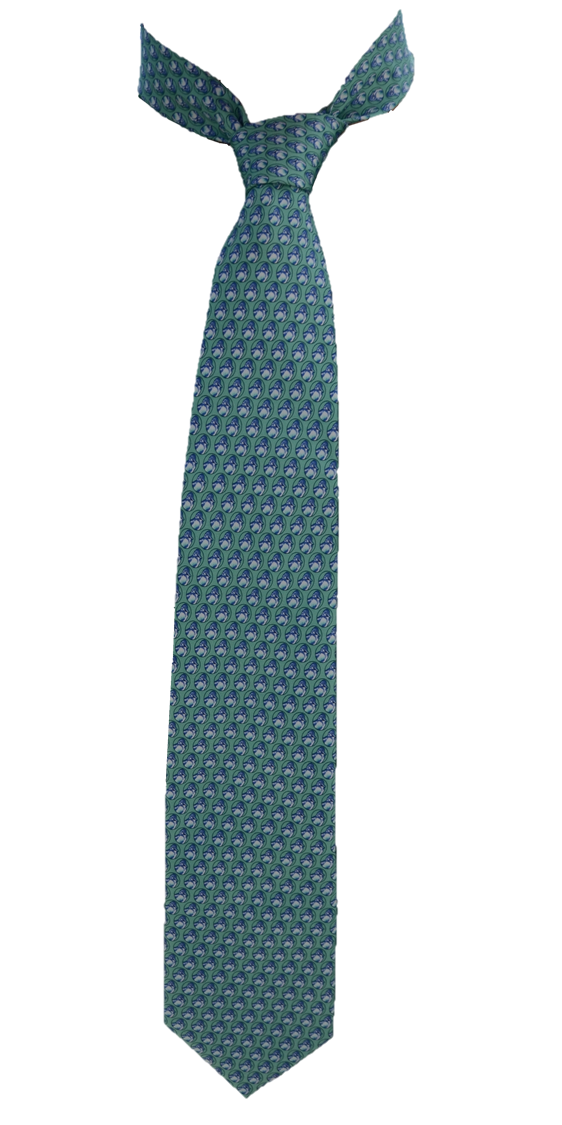 Blue Or Green Silk Tie - Blue Ties, Transparent background PNG HD thumbnail