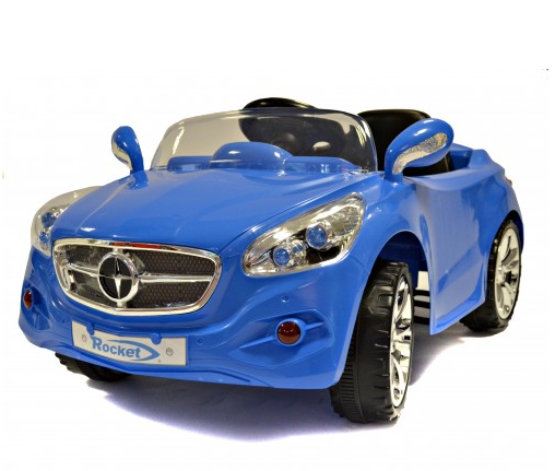 12V Blue Mercedes Style Kids Electric Ride On Car - Blue Toy Car, Transparent background PNG HD thumbnail