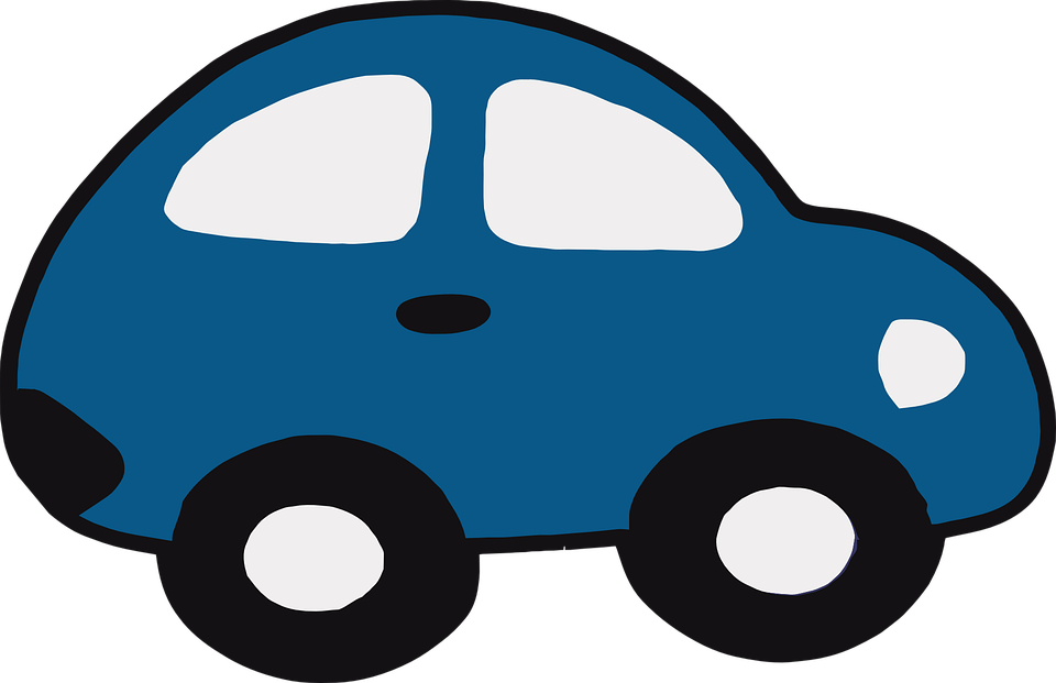 Car Toy Car Toy Fun Automobile Auto Play Blue - Blue Toy Car, Transparent background PNG HD thumbnail