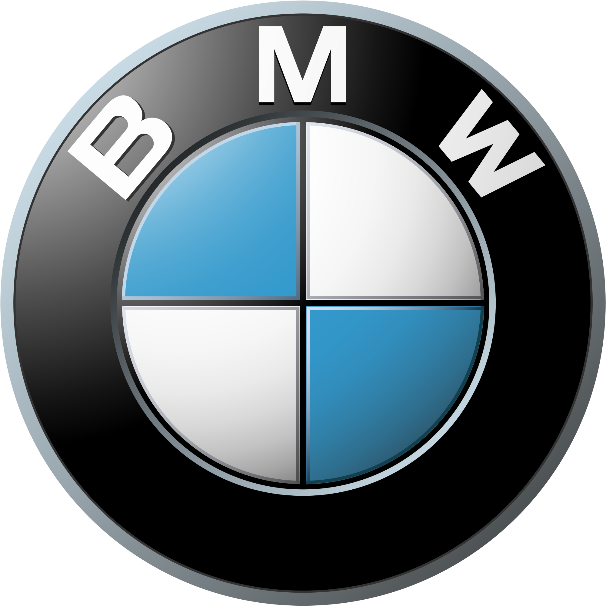 Bmw Logo Png - Bmw Flat, Transparent background PNG HD thumbnail
