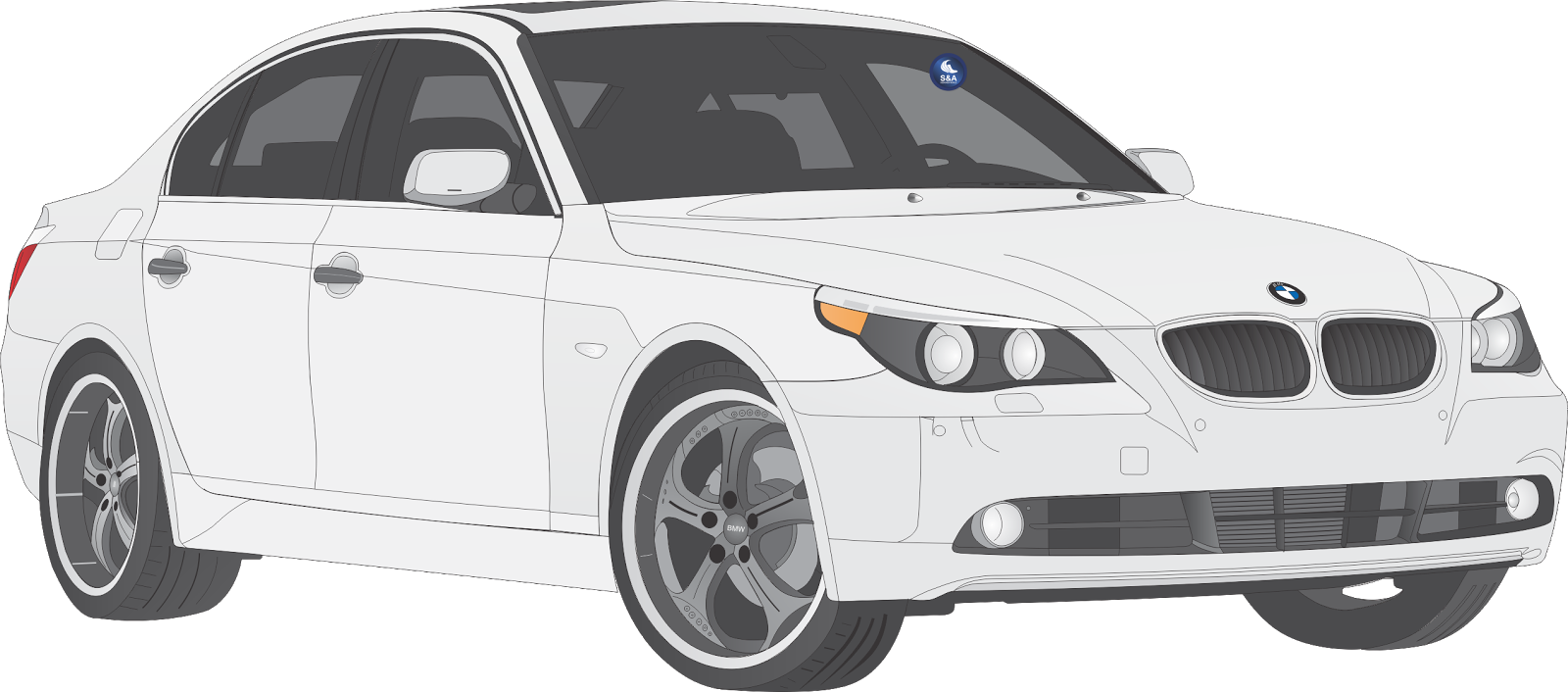 Bmw Car Vector, Png File Format - Bmw Flat Vector, Transparent background PNG HD thumbnail