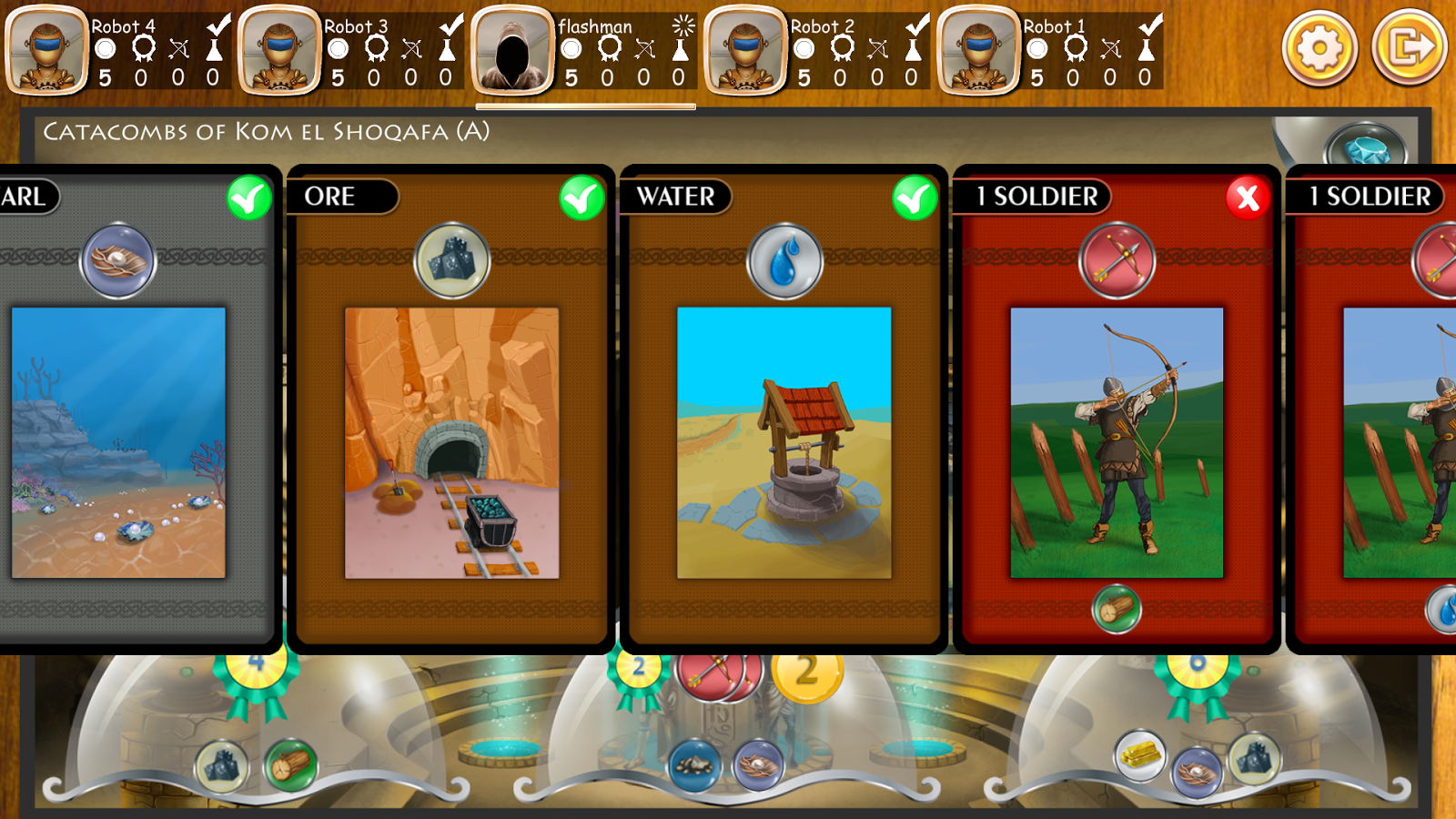 Land 6 Board Game- screenshot
