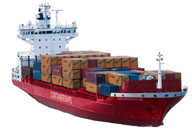 Container Ship - Boat Ship, Transparent background PNG HD thumbnail