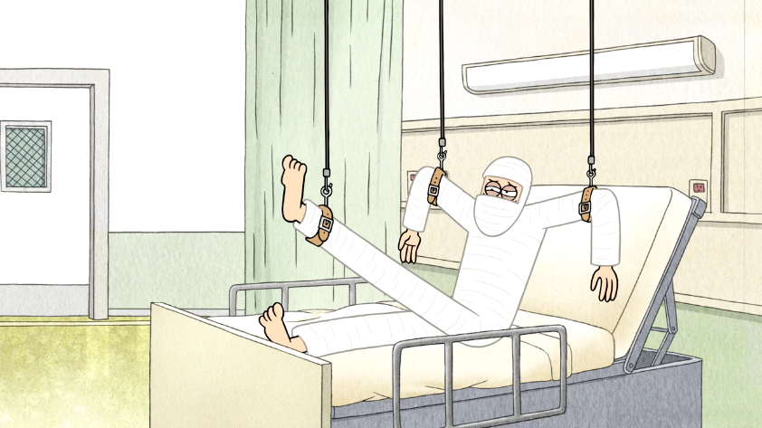 S6E26.173 A Man in a Body Cast.png, Body Cast PNG - Free PNG