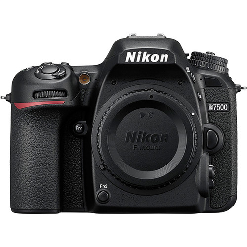 Nikon D7500 Body, Nikon D7500 Body Fiyat - Body Black And White, Transparent background PNG HD thumbnail