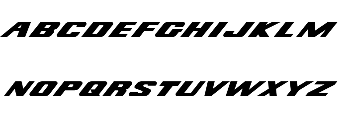 BOEING-style Font
