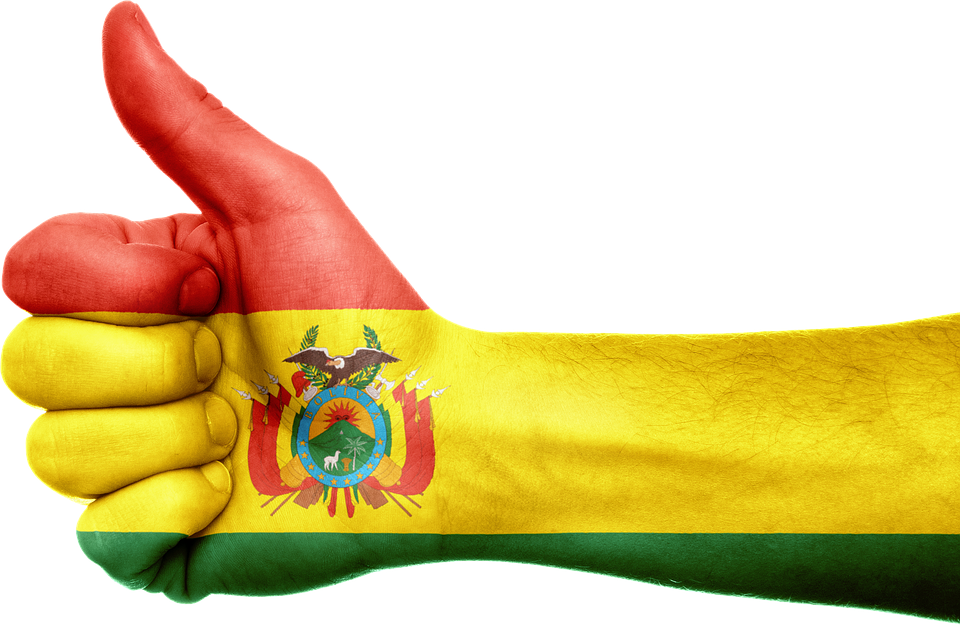 Bolivia, Flag, Hand, National, Fingers - Bolivia, Transparent background PNG HD thumbnail