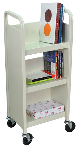 3 Shelf Small Library Book Cart - Book Cart, Transparent background PNG HD thumbnail