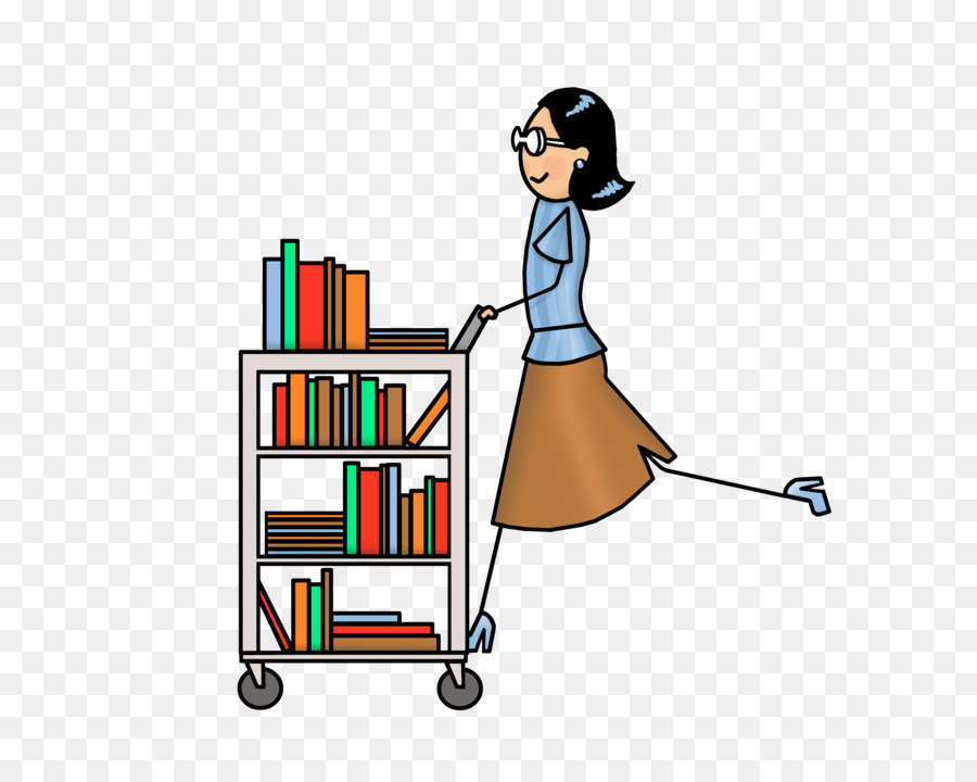 book, cart, librarian, librar