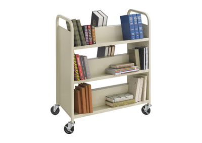 Big 6 Shelf Library Book Cart