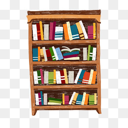 Cartoon Bookshelf, Books, Cartoon, Learn Png Image - Bookshelf, Transparent background PNG HD thumbnail