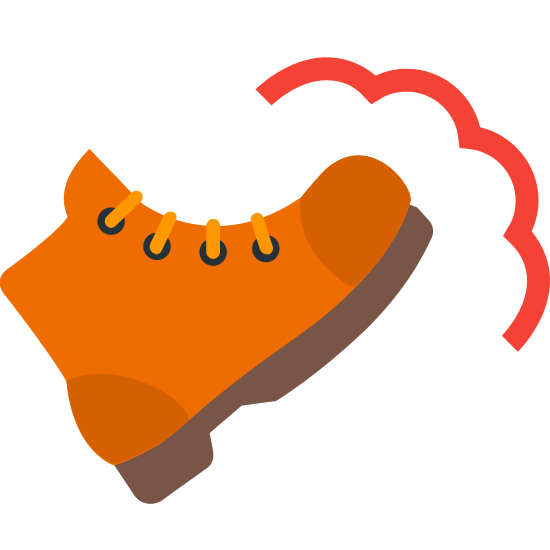 Isolated Boot Kick Icon - Boot Kick, Transparent background PNG HD thumbnail