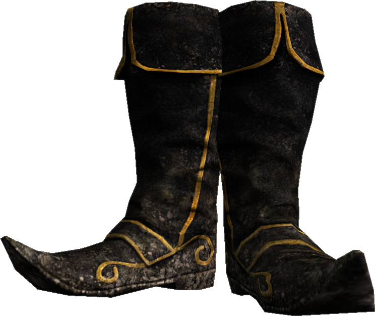 Tesv Cicero Boots.png - Boots, Transparent background PNG HD thumbnail