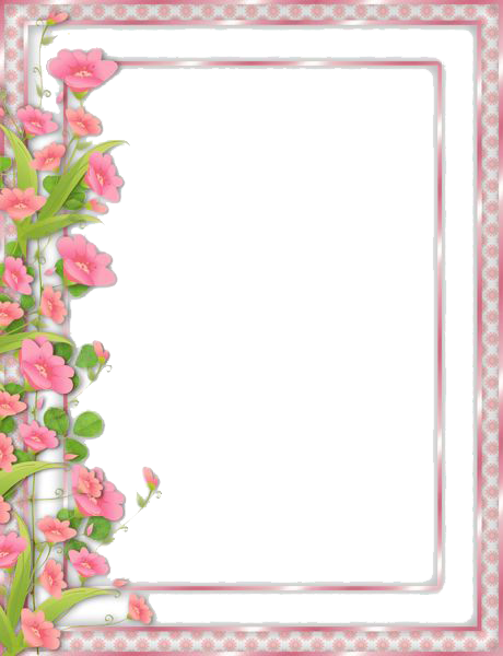 Flowers - Borders, Transparent background PNG HD thumbnail