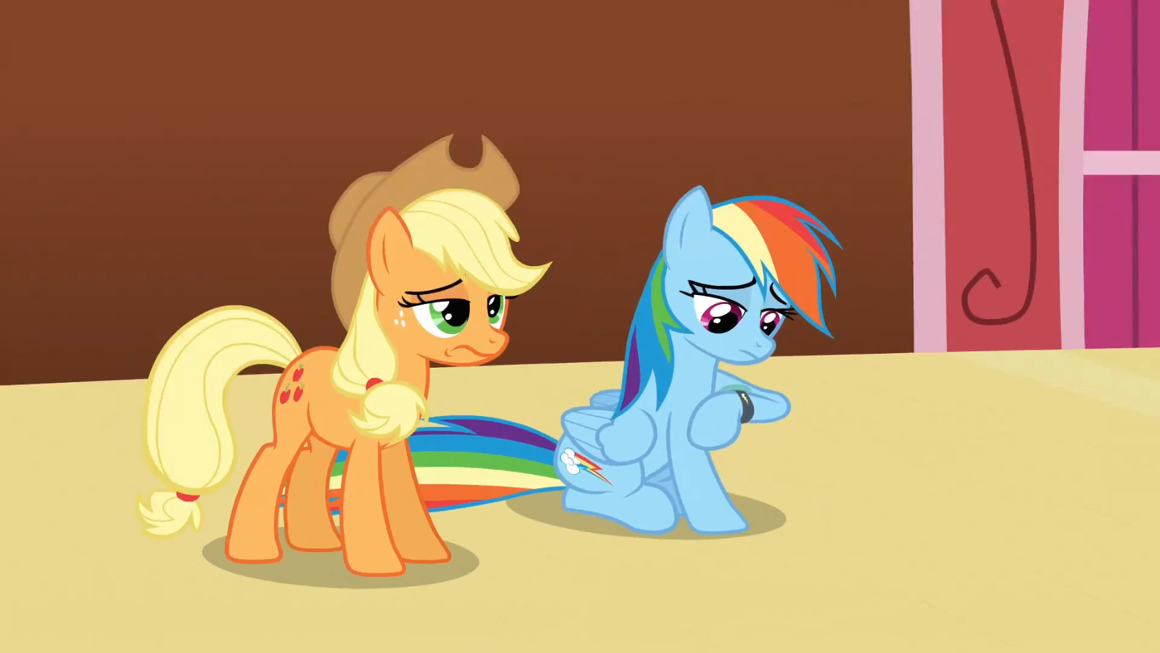 Appledash Images Applejack And Rainbow Dash Bored Hd Wallpaper And Background Photos - Bored, Transparent background PNG HD thumbnail