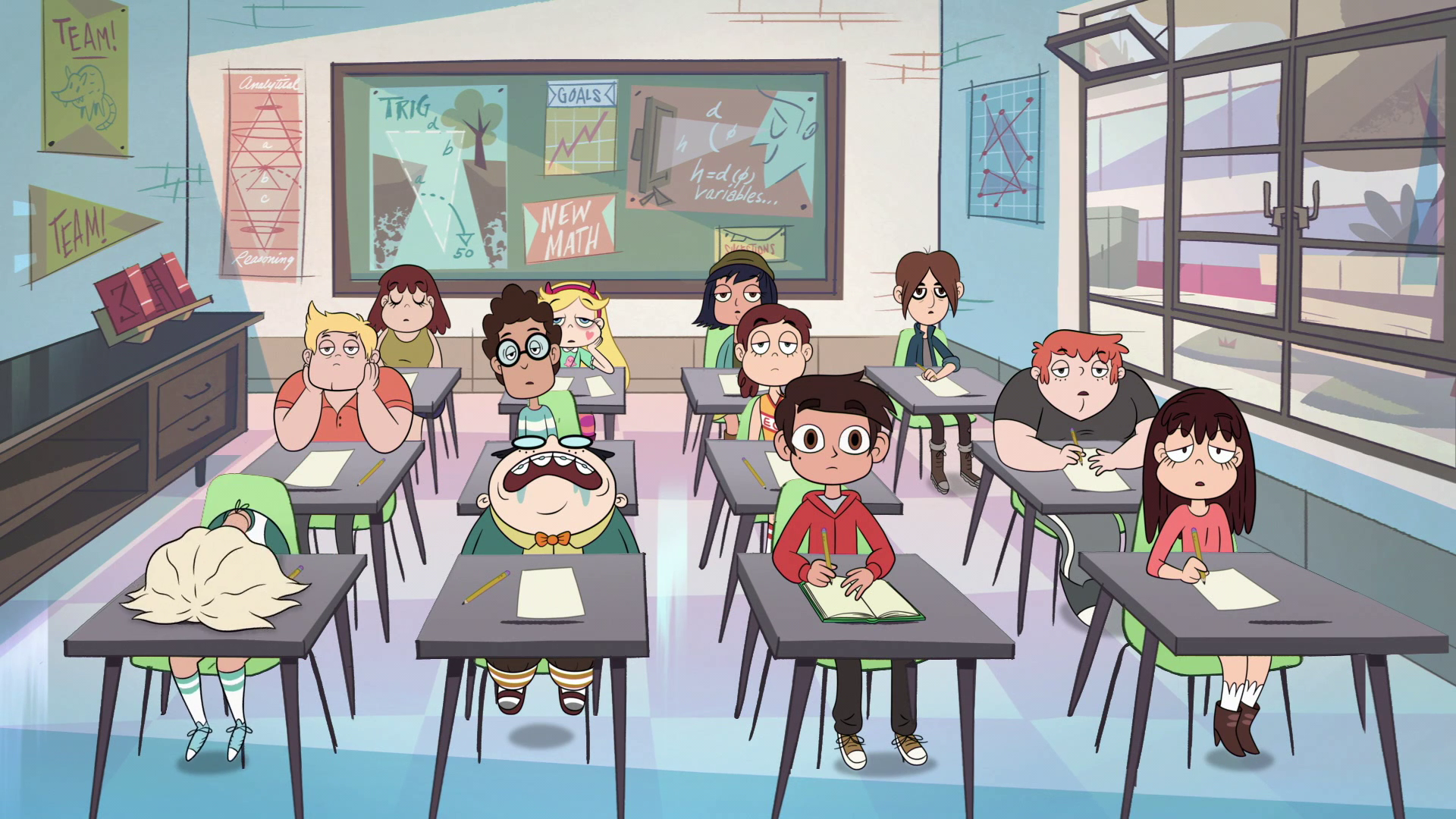 S2E32 School students bored; Jackie passes out.png, Bored PNG HD - Free PNG