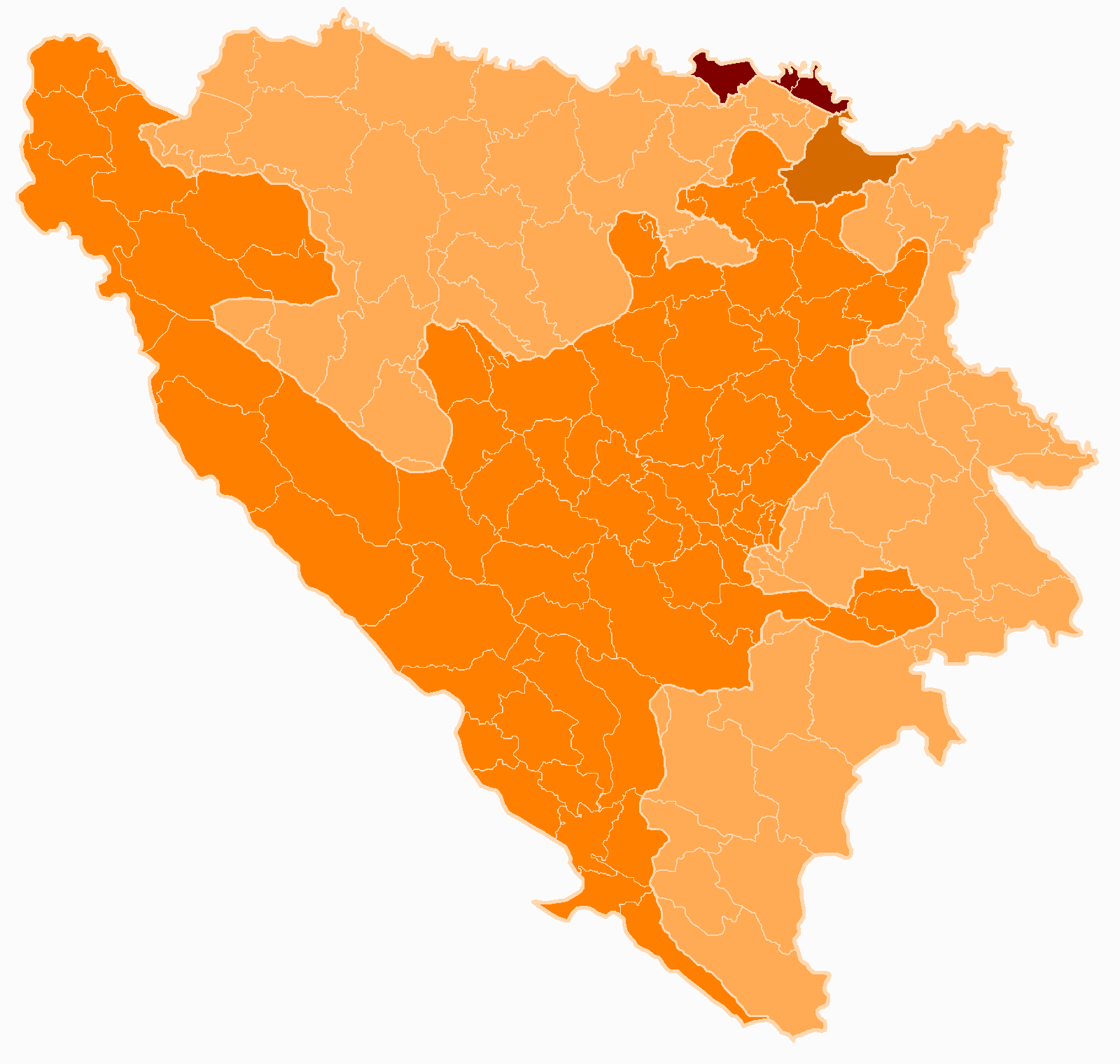 File:bosnia And Herzegovina Subdivision Map Posavina Canton.png - Bosnia And Herzegovina, Transparent background PNG HD thumbnail