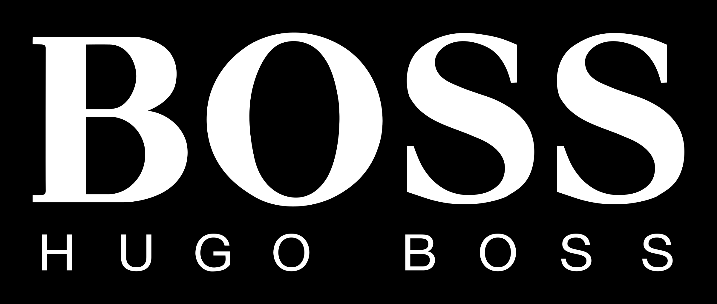 Hugo Boss Logo Black And White - Boss Black And White, Transparent background PNG HD thumbnail