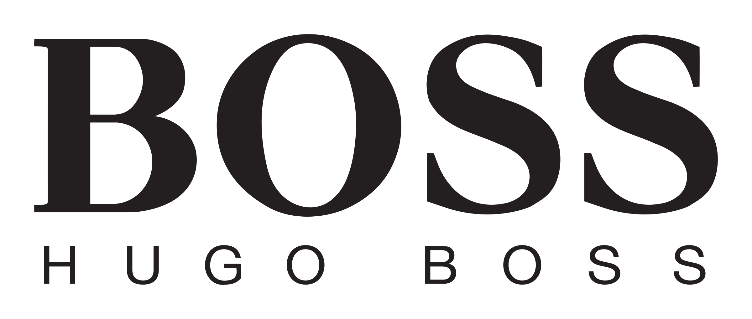 Hugo Boss Logo Png Transparent - Boss Black And White, Transparent background PNG HD thumbnail