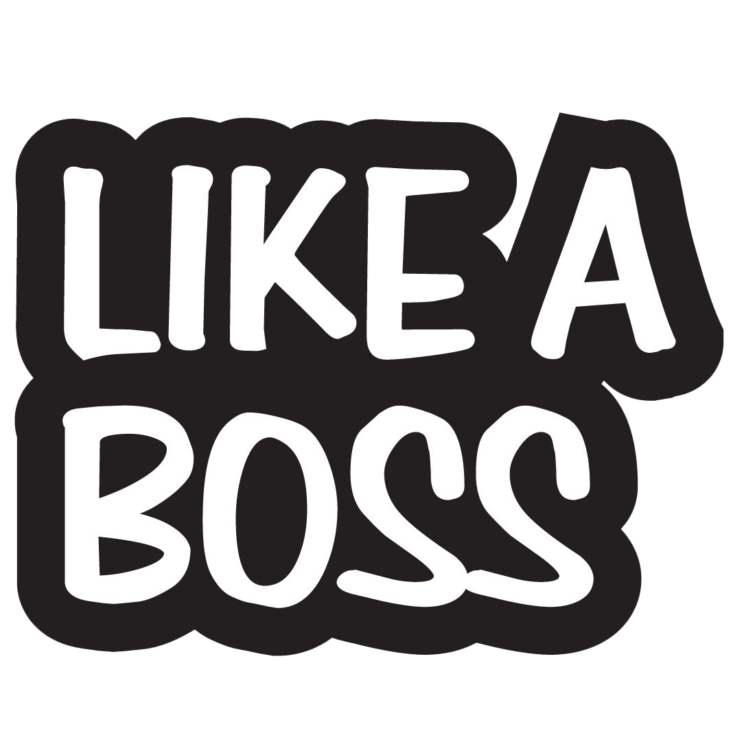 Like A Boss Png Image - Boss Black And White, Transparent background PNG HD thumbnail