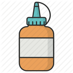 Adhesive, Classroom, Glue, Glue Bottle, Stationery Glue, Tool Icon - Bottle Of Glue, Transparent background PNG HD thumbnail