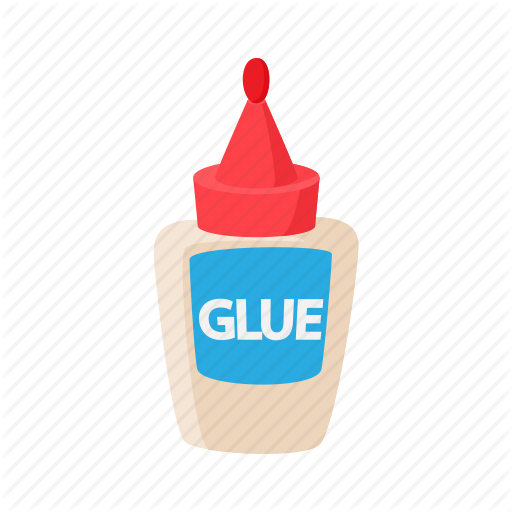 Bottle, Cartoon, Container, Craft, Equipment, Glue, Sticky Icon - Bottle Of Glue, Transparent background PNG HD thumbnail