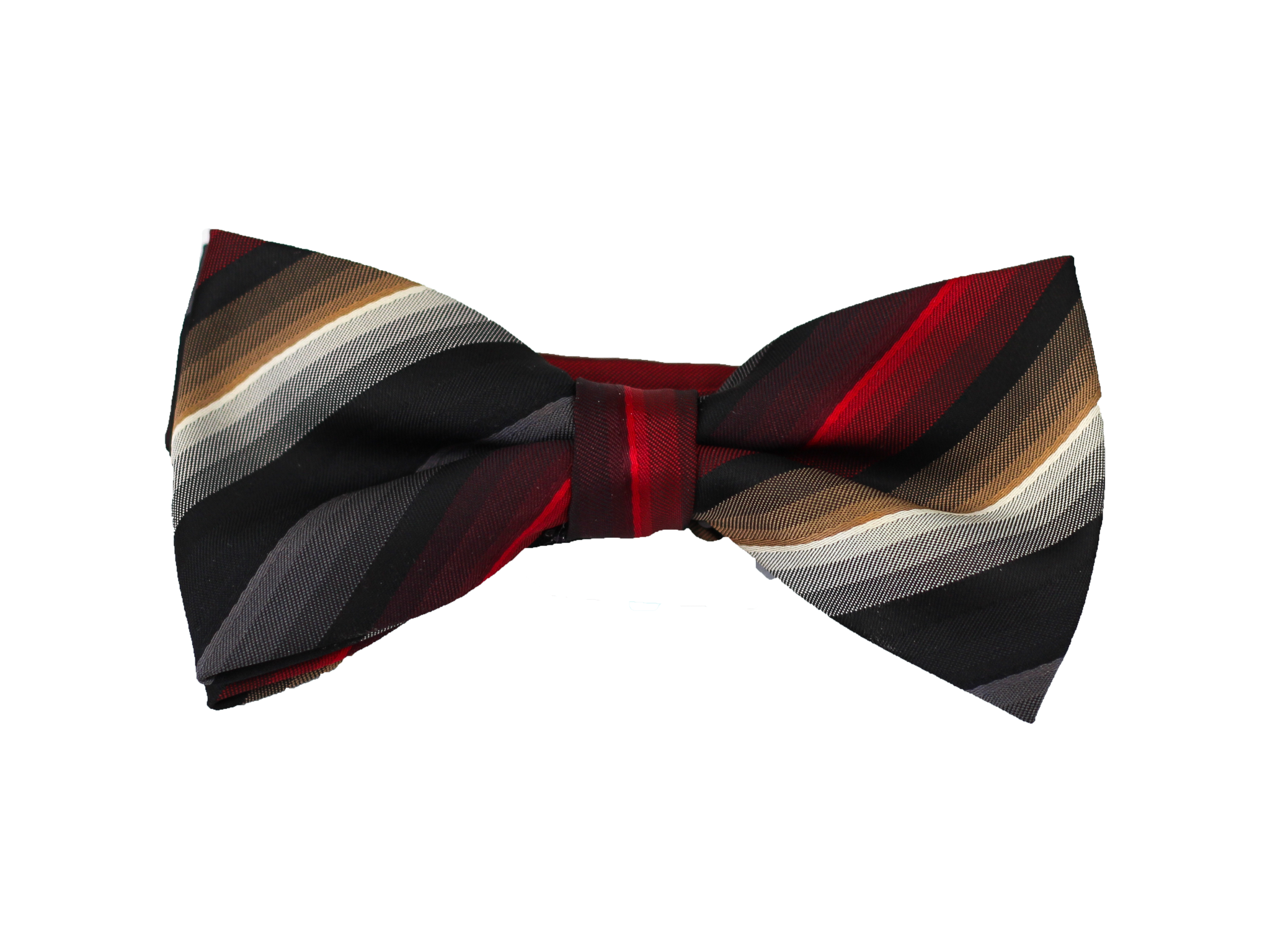 Red Black And Gray Striped Bow Tie Hdpng.com  - Bow Tie, Transparent background PNG HD thumbnail
