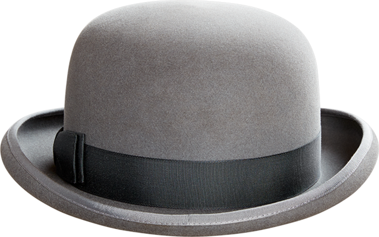 All Hats - Bowler Hat, Transparent background PNG HD thumbnail