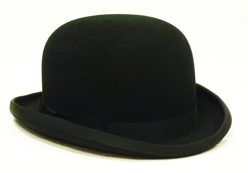 Bowler Hat   Sophisticated Retro Mod Headwear - Bowler Hat, Transparent background PNG HD thumbnail