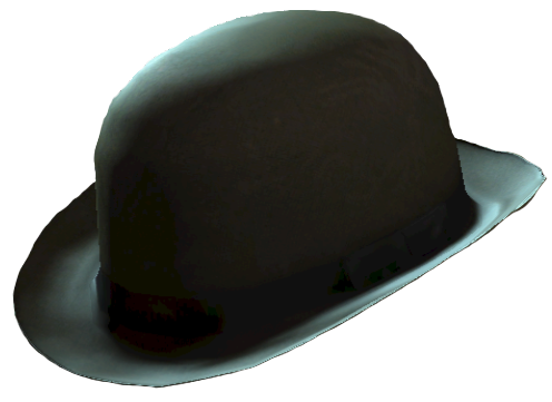 File:fo4 Bowler Hat.png - Bowler Hat, Transparent background PNG HD thumbnail