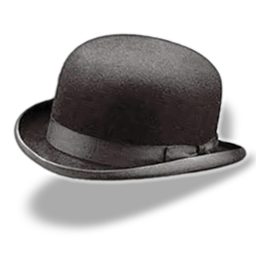 Hat Bowler Icon - Bowler Hat, Transparent background PNG HD thumbnail
