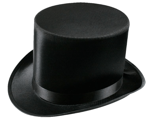 Bowler hat Clip art - Black h