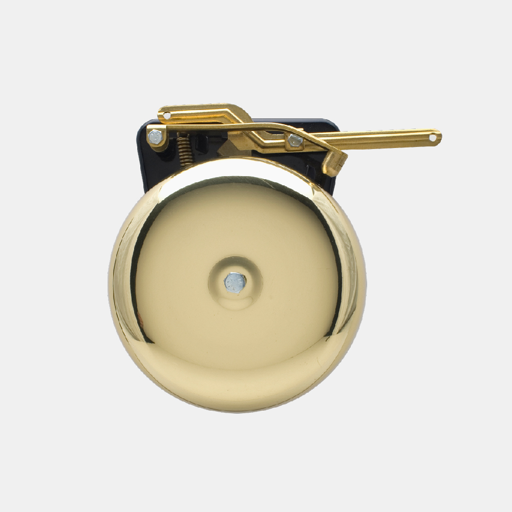 Brass Trip Gong - Boxing Bell, Transparent background PNG HD thumbnail
