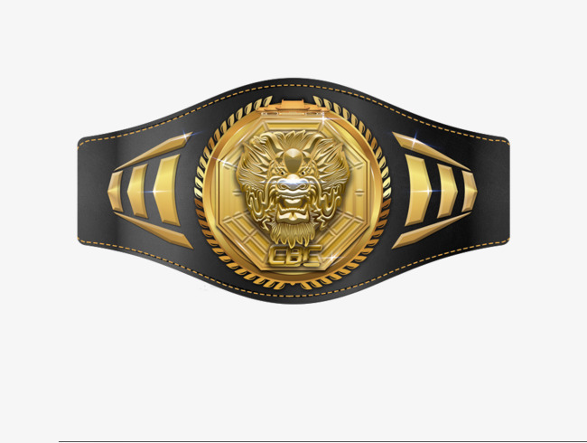 Boxing match champion belt, W