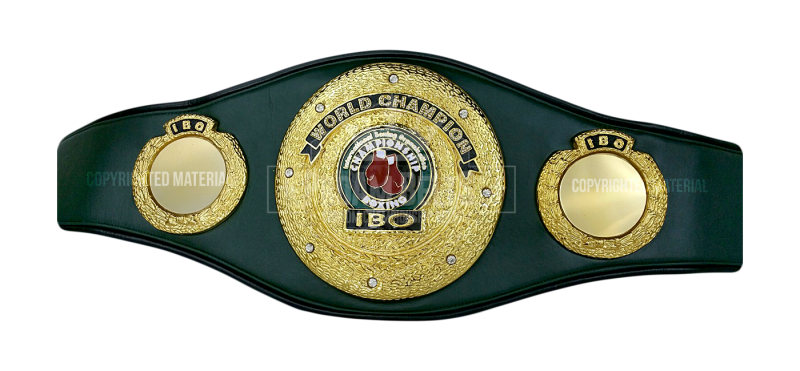 Ibo Championship Boxing World Champion - Boxing Belt, Transparent background PNG HD thumbnail