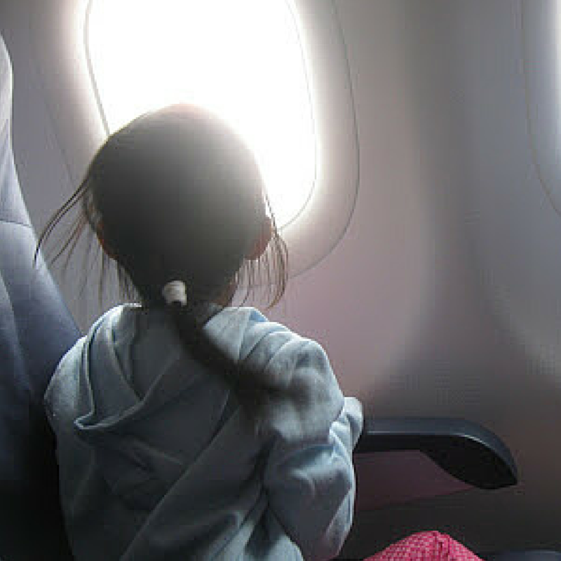 Boy Looking Out Window Png - Airplane With Kids, Transparent background PNG HD thumbnail