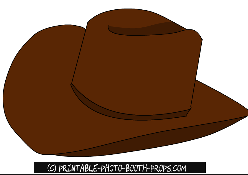 Free Printable Cow Boy Hat Prop - Boy With Hat, Transparent background PNG HD thumbnail