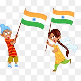 Indian Children, India, Child, Flag Png Image And Clipart - Boy With Indian Flag, Transparent background PNG HD thumbnail
