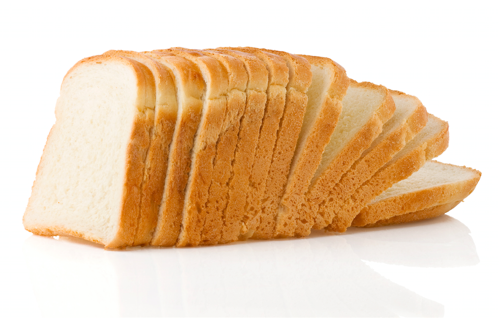 Bread White Background