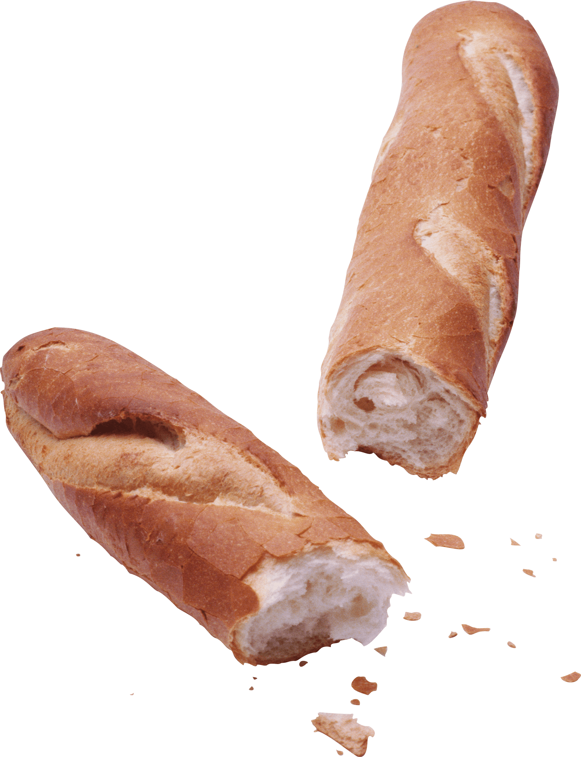 Bread Baguette Cut - Bread, Transparent background PNG HD thumbnail