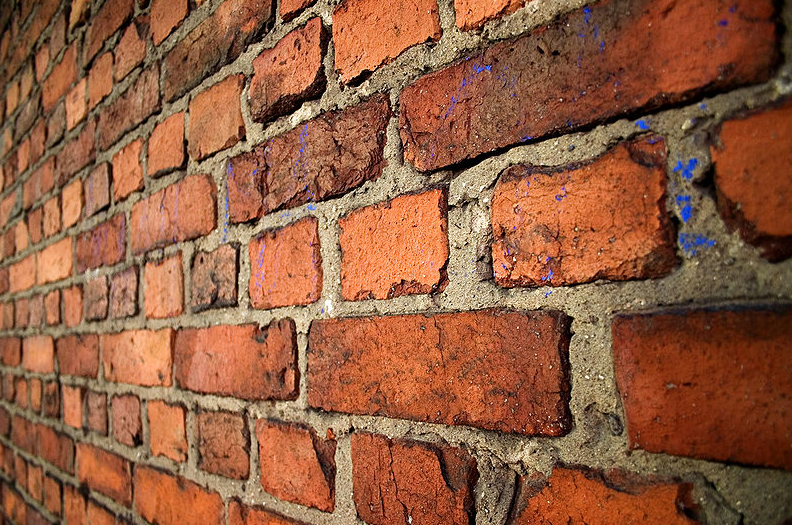 Photo Of A Brick Wall In English Cross Bon Pattern - Breaking Through Brick Wall, Transparent background PNG HD thumbnail