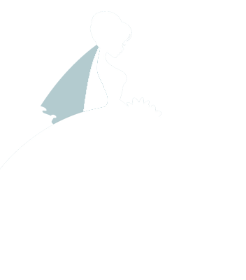 Vector silhouette of young wo