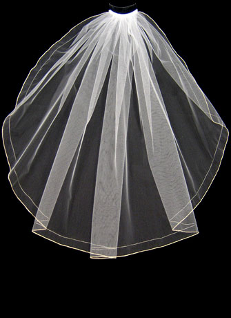 Bridal Veil Png - Pencil Edge Wedding Veil (99440)   99440   Wedding Veils Bridal Veils, Transparent background PNG HD thumbnail