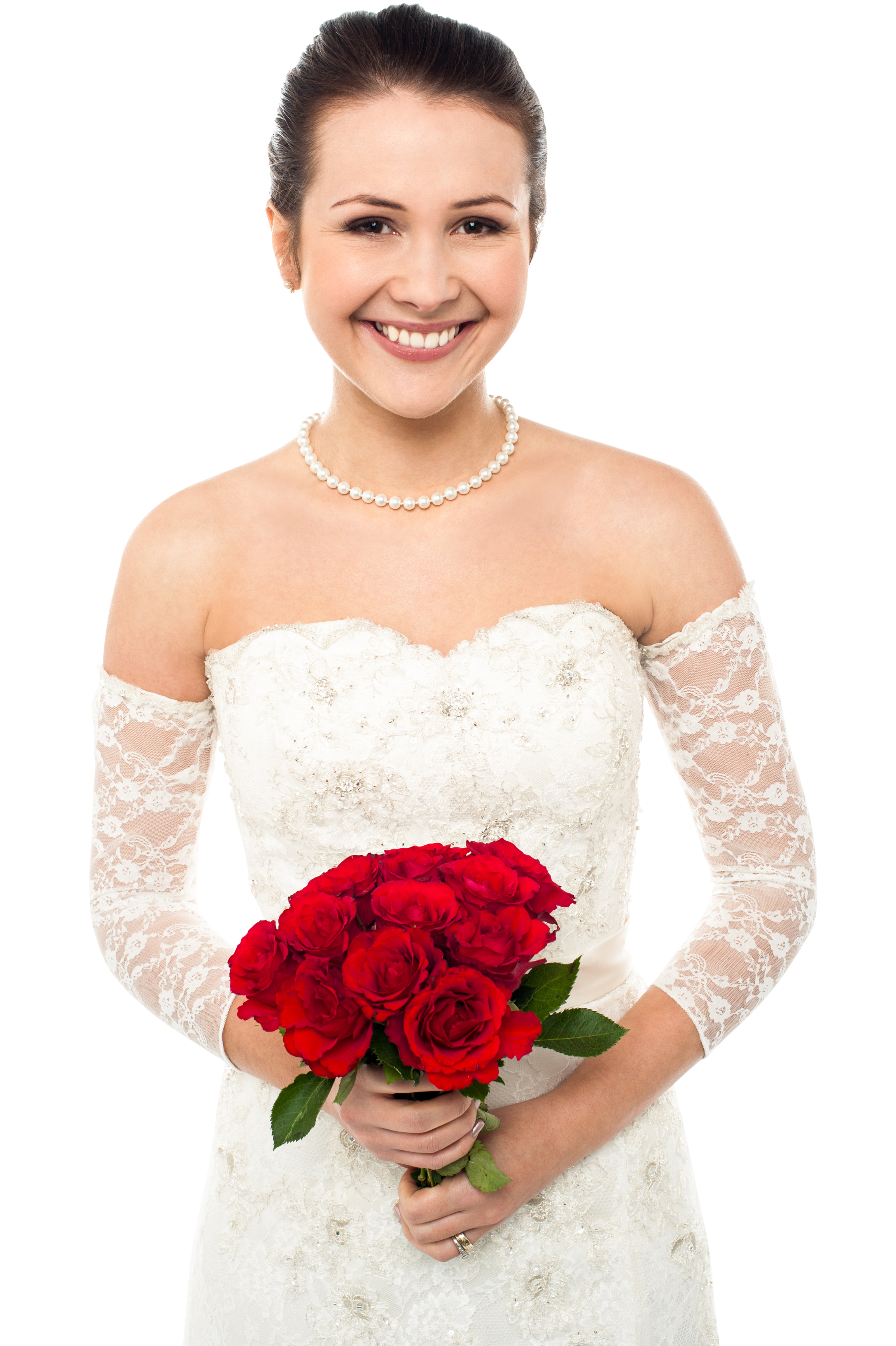 Bride Holding Roses Png - Bride, Transparent background PNG HD thumbnail