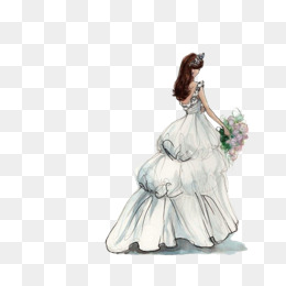 The Bride Wore A Wedding Dress - Bride, Transparent background PNG HD thumbnail