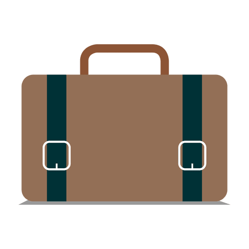 Flat Briefcase Icon Transparent Png - Briefcase, Transparent background PNG HD thumbnail