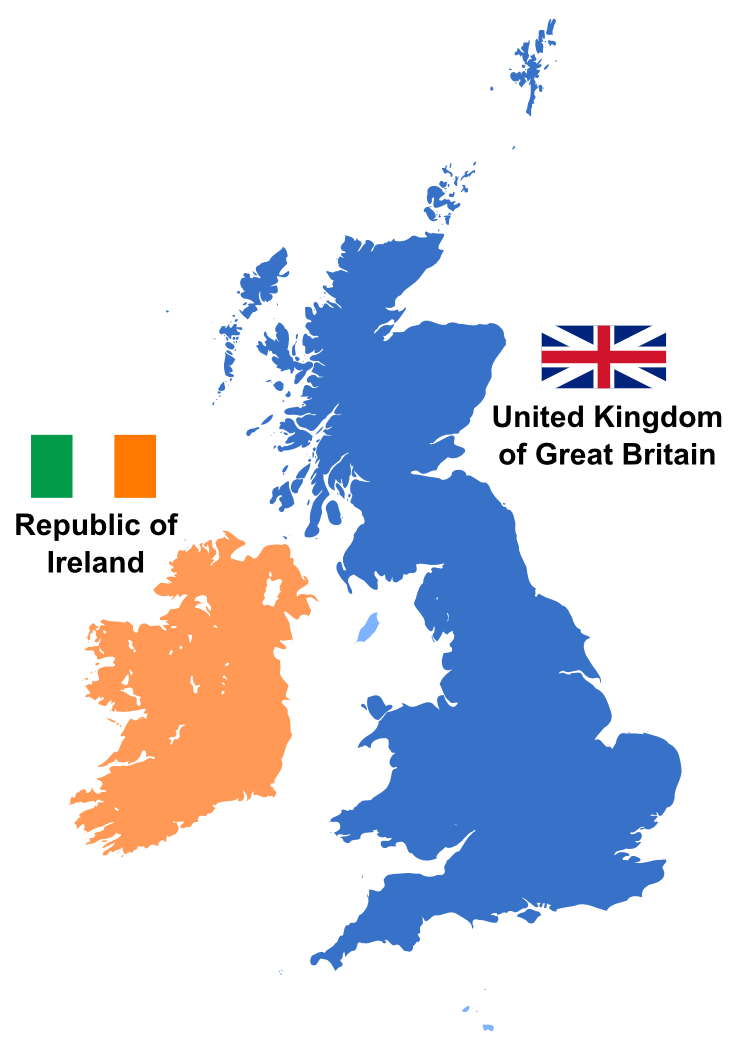 British History Png - Map Of The British Isles (No Napoleon).png, Transparent background PNG HD thumbnail