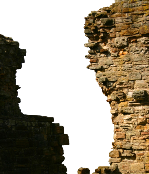 Broken Brick Wall (Psd) - Broken Brick Wall, Transparent background PNG HD thumbnail