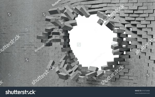 Grungy Broken Brick Wallbroken Wall Vector Free Png - Broken Brick Wall, Transparent background PNG HD thumbnail
