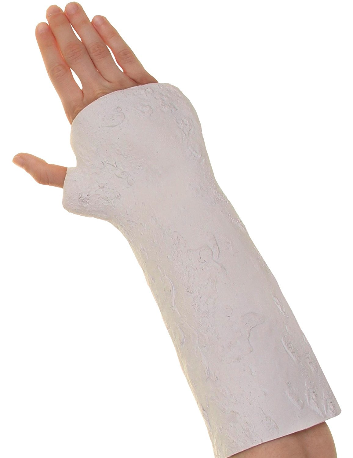 Novelty Fake White Broken Arm Cast Glove Realistic Fancy Dress Accessory: Amazon.co.uk: Clothing - Broken Elbow, Transparent background PNG HD thumbnail
